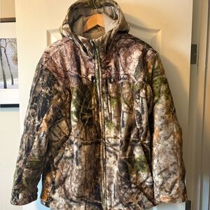 Cabela's Brown Green Camo Performance Jacket